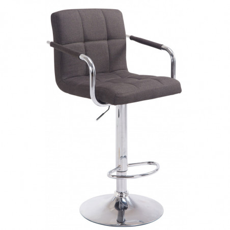 Barhocker Lucy V2 Stoff chrom