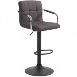 Barhocker Lucy V2 Stoff schwarz
