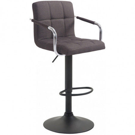 Barhocker Lucy V2 Stoff schwarz