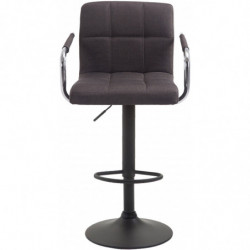 Barhocker Lucy V2 Stoff schwarz