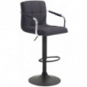 Barhocker Lucy V2 Stoff schwarz