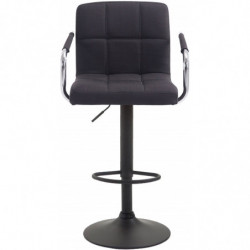 Barhocker Lucy V2 Stoff schwarz