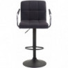 Barhocker Lucy V2 Stoff schwarz