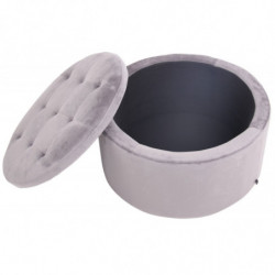 Sitzhocker Evora Samt