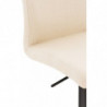 Barhocker Cadiz Stoff schwarz