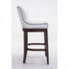 Barhocker Lakewood Echtleder, Antik