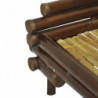 Bettgestell Dunkelbraun Bambus 180×200 cm
