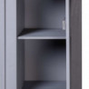 Kleiderschrank 3-Türig Grau 118×50×171,5 cm Kiefer Panama Serie