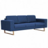 3-Sitzer-Sofa Stoff Blau