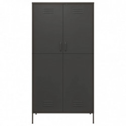 Kleiderschrank Anthrazit 90x50x180 cm Stahl