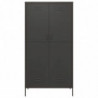 Kleiderschrank Anthrazit 90x50x180 cm Stahl