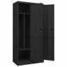 Kleiderschrank Anthrazit 80x50x180 cm Stahl