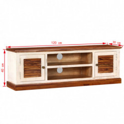 TV-Schrank Massivholz Mangoholz 120 x 30 x 40 cm