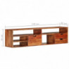 TV-Schrank 140x30x35 cm Massivholz Akazie