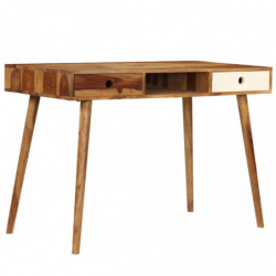 Schreibtisch 110 x 55 x 76 cm Massivholz