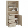 Highboard Massivholz Kiefer Honigbraun