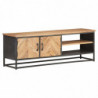 TV-Schrank 120x30x40 cm Massivholz Akazie