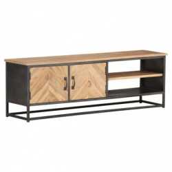 TV-Schrank 120x30x40 cm Massivholz Akazie