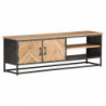 TV-Schrank 120x30x40 cm Massivholz Akazie