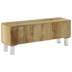 TV-Schrank Mangoholz Massiv 118 x 30 x 45 cm