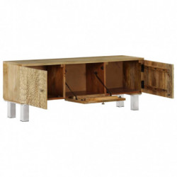 TV-Schrank Mangoholz Massiv 118 x 30 x 45 cm