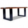 Couchtisch Teak Harz 100x50 cm