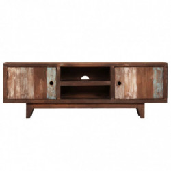 TV-Schrank Akazienholz Massiv Vintage 118 x 30 x 40 cm