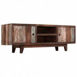 TV-Schrank Akazienholz Massiv Vintage 118 x 30 x 40 cm