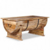 Couchtisch Mangoholz Massiv 88 x 50 x 40 cm