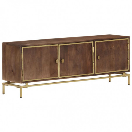 TV-Schrank 120 x 30 x 46 cm Mango-Massivholz