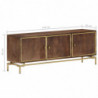 TV-Schrank 120 x 30 x 46 cm Mango-Massivholz