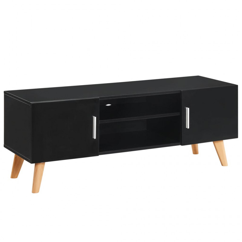 TV-Schrank Schwarz 120×40×46 cm MDF