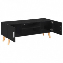 TV-Schrank Schwarz 120×40×46 cm MDF