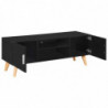 TV-Schrank Schwarz 120×40×46 cm MDF