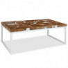 Couchtisch Teak Harz 110 x 60 x 40 cm