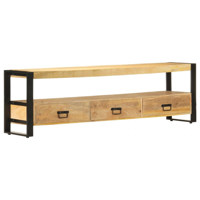 TV-Schrank 150 x 30 x 45 cm Massivholz Mango