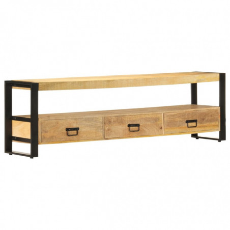 TV-Schrank 150 x 30 x 45 cm Massivholz Mango