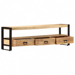 TV-Schrank 150 x 30 x 45 cm Massivholz Mango