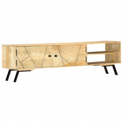 TV-Schrank 140 x 30 x 40 cm Massivholz Mango