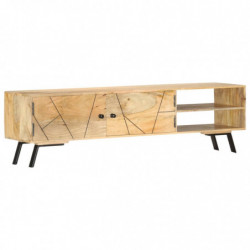 TV-Schrank 140 x 30 x 40 cm Massivholz Mango