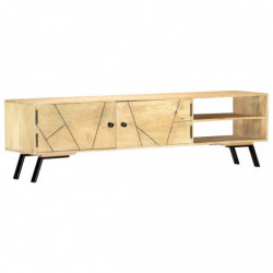 TV-Schrank 140 x 30 x 40 cm Massivholz Mango