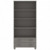 Highboard Massivholz Kiefer Hellgrau