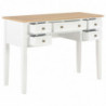 280069 Writing Desk White 109,5x45x77,5 cm Wood