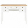 280069 Writing Desk White 109,5x45x77,5 cm Wood