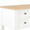 280069 Writing Desk White 109,5x45x77,5 cm Wood