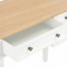 280069 Writing Desk White 109,5x45x77,5 cm Wood