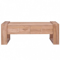 Couchtisch 110×60×40 cm Teak Massivholz