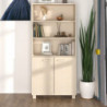 Highboard Massivholz Kiefer Honigbraun