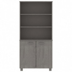 Highboard Massivholz Kiefer Hellgrau