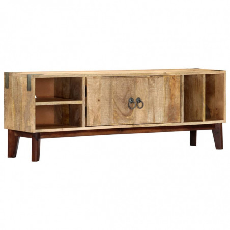 TV-Schrank 130 x 30 x 46 cm Massivholz Mango